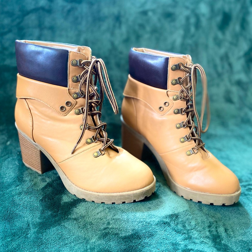 Work boot style heels